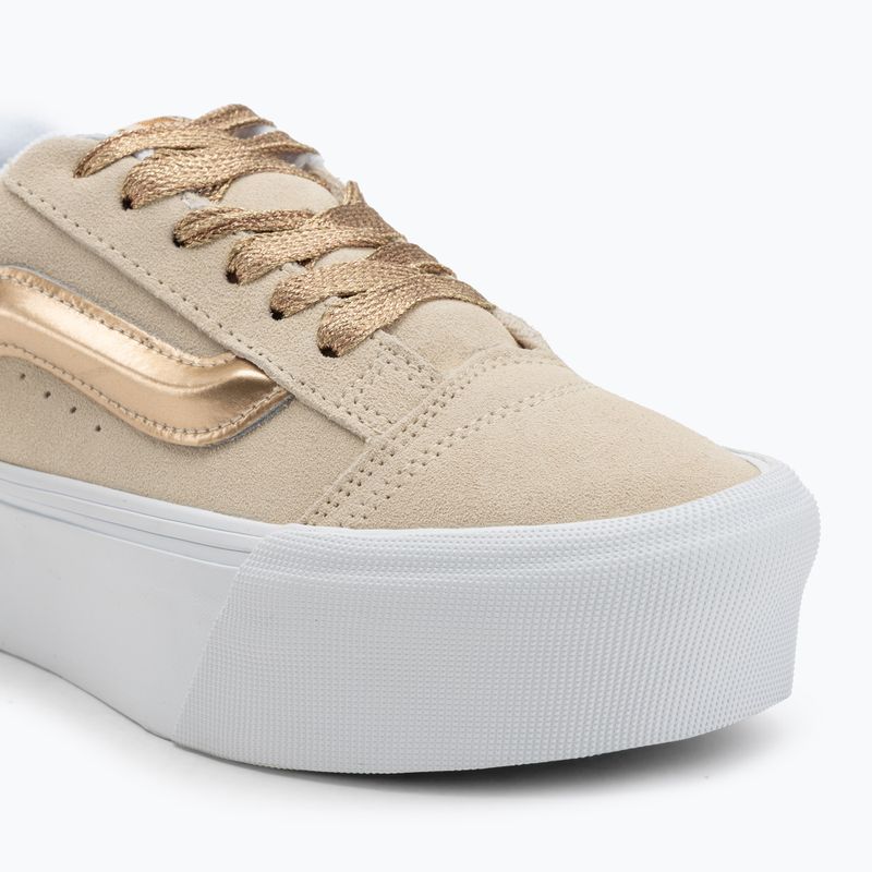 Topánky  Vans Knu Stack High Shine gold 7