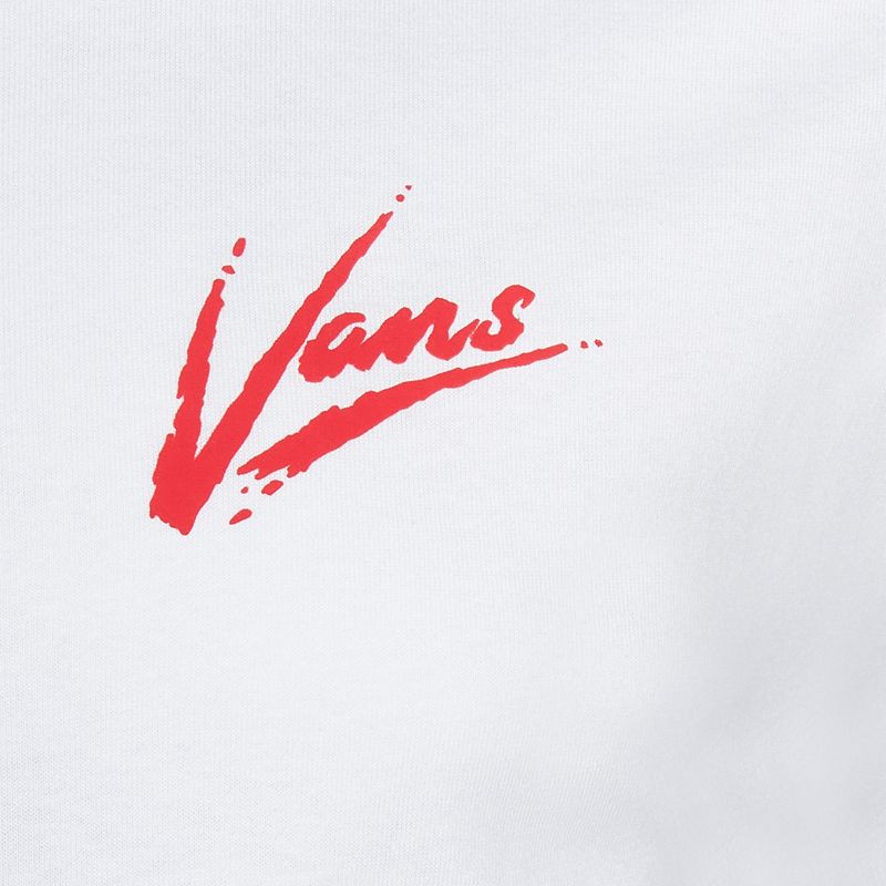 Pánske tričko Vans Dettori Loose Fit white/racing red 3