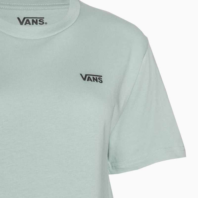 Dámske tričko Vans s logom na ľavej strane hrude šedá hmla 3
