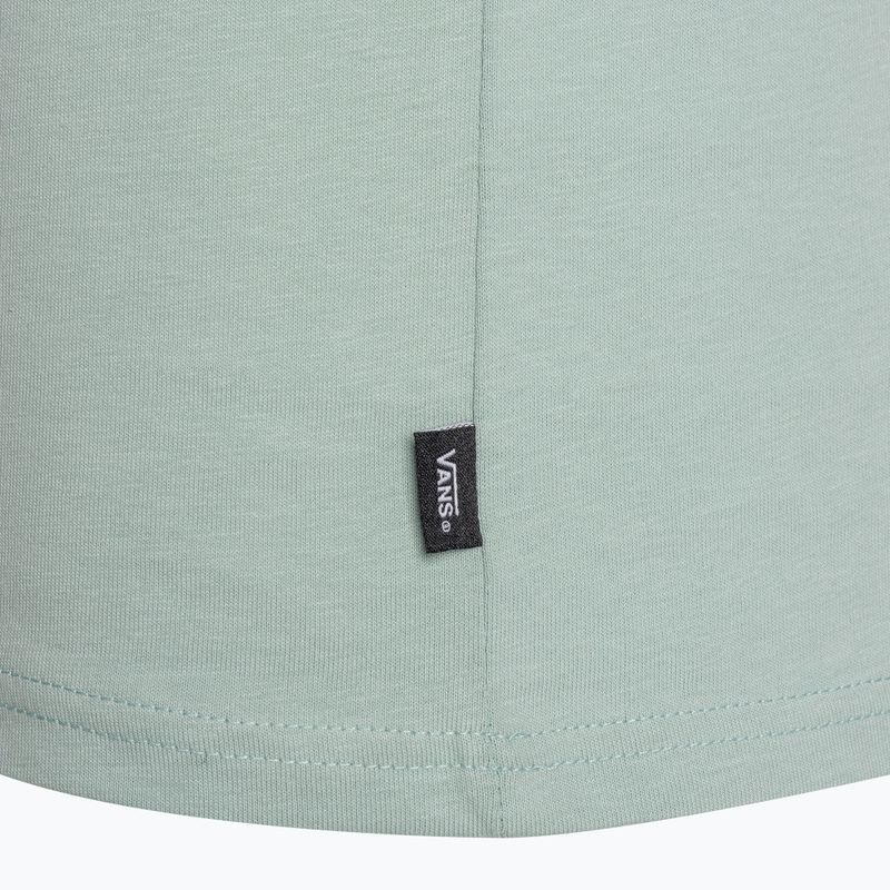 Dámske tričko Vans s logom na ľavej strane hrude šedá hmla 4