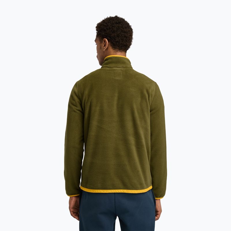 Pánska mikina Timberland Polar 1/4 Zip Fleece dark olive 2