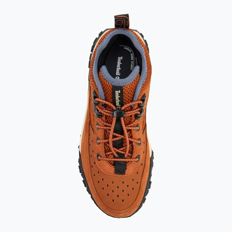 Detská obuv Timberland Greenstride Motion 6 Low Lace dark orange nubuck 5