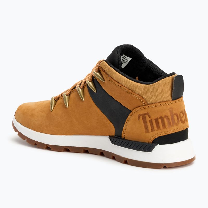 Pánska obuv Timberland Sprint Trekker Mid Lace wheat nubuck/black 3