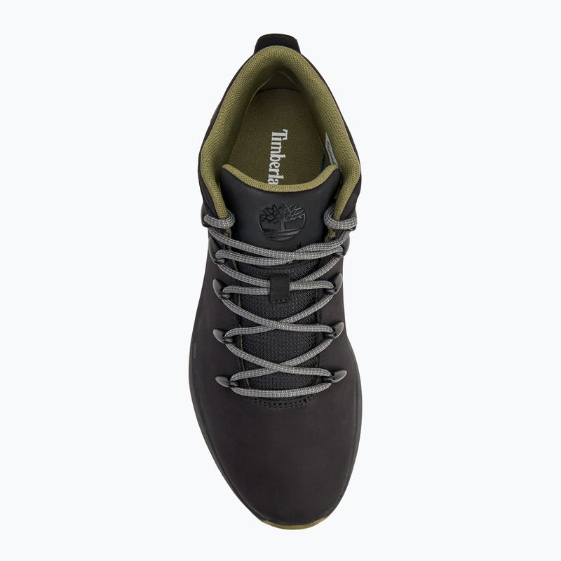 Pánska obuv Timberland Sprint Trekker Mid Lace black nubuck/med green 5