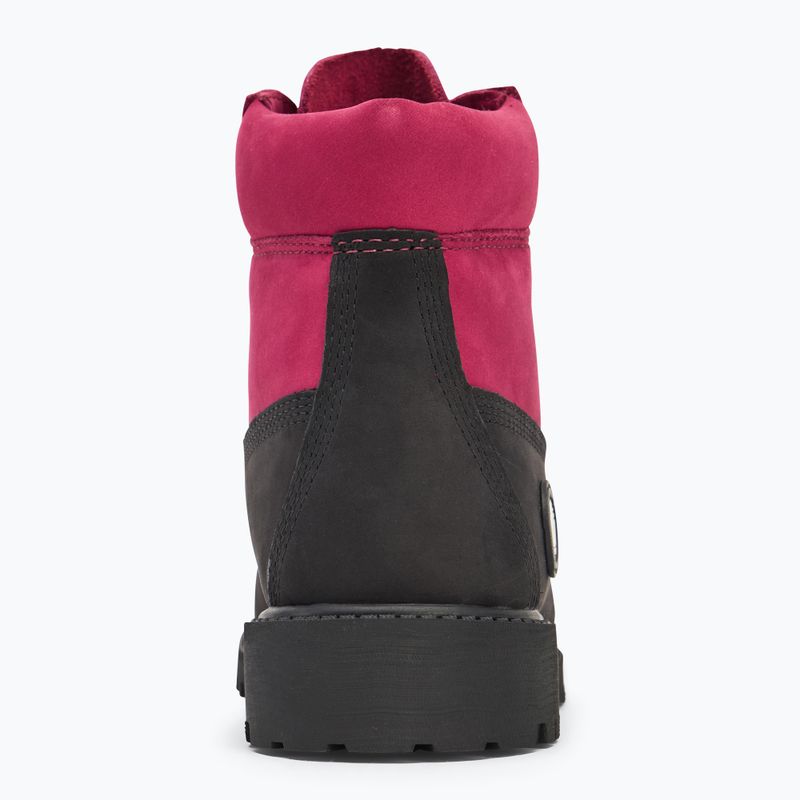 Detské topánky Timberland Premium 6 In Lace black nubuck/dark pink 6