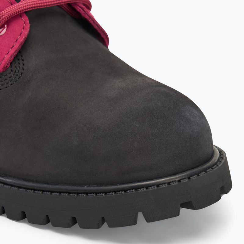 Detské topánky Timberland Premium 6 In Lace black nubuck/dark pink 7
