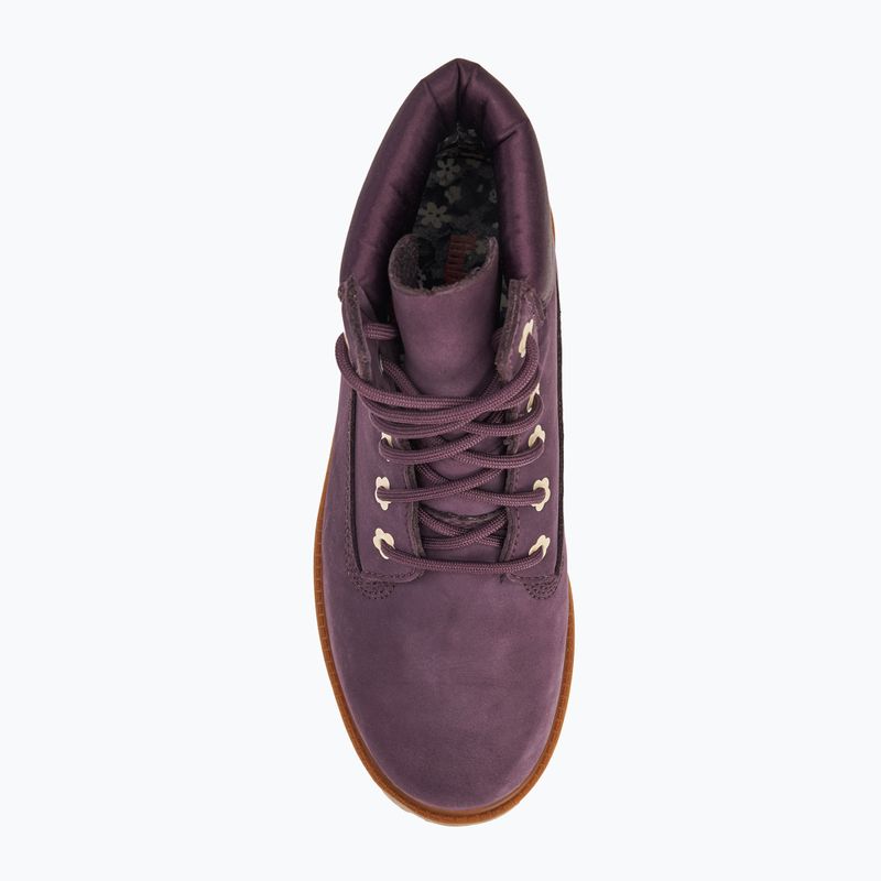 Detské topánky Timberland Premium 6 In Lace dark purple nubuk 5