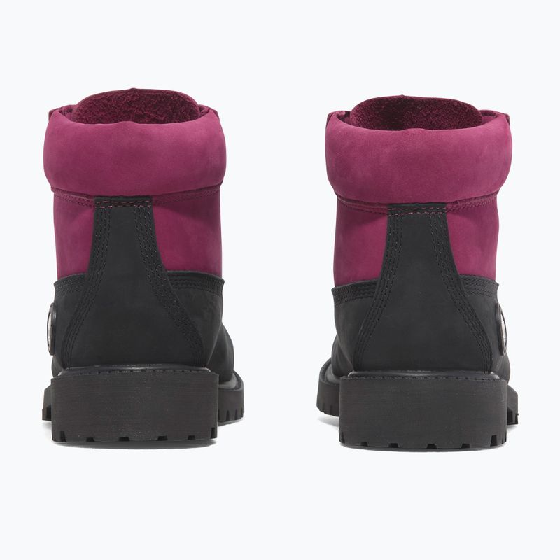 Detské topánky Timberland Premium 6 In Lace black nubuck/dark pink 12