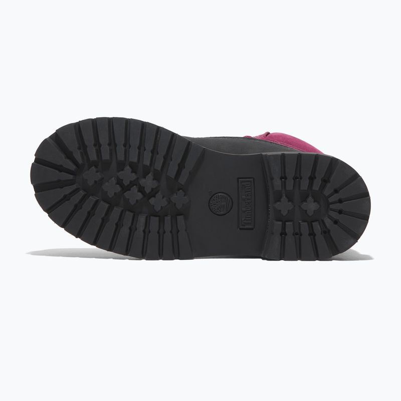 Detské topánky Timberland Premium 6 In Lace black nubuck/dark pink 13