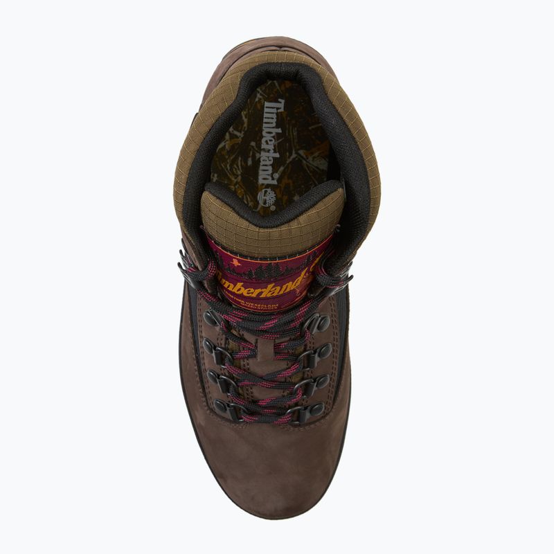 Pánska obuv Timberland Euro Hiker Mid dark brown nubuck 5