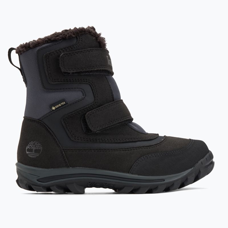 Detské snehule Timberland Chillberg 2-Strap Gore-Tex jet black 2