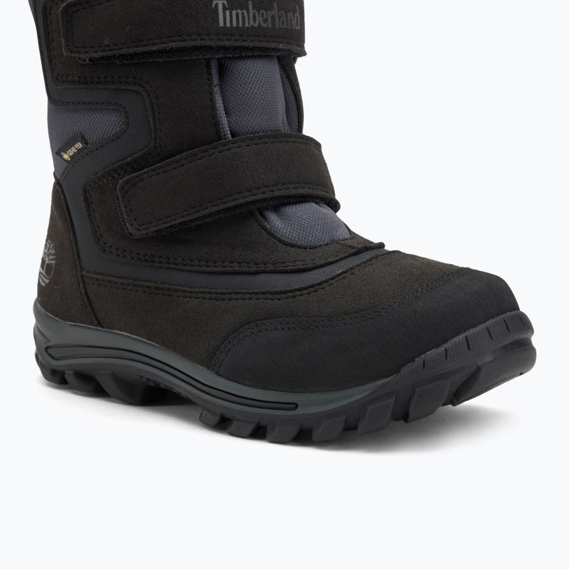 Detské snehule Timberland Chillberg 2-Strap Gore-Tex jet black 7