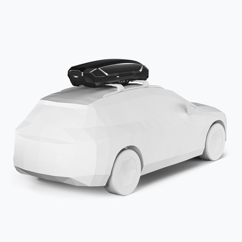 Čierny lesklý strešný box Thule Motion 3 Sport 7