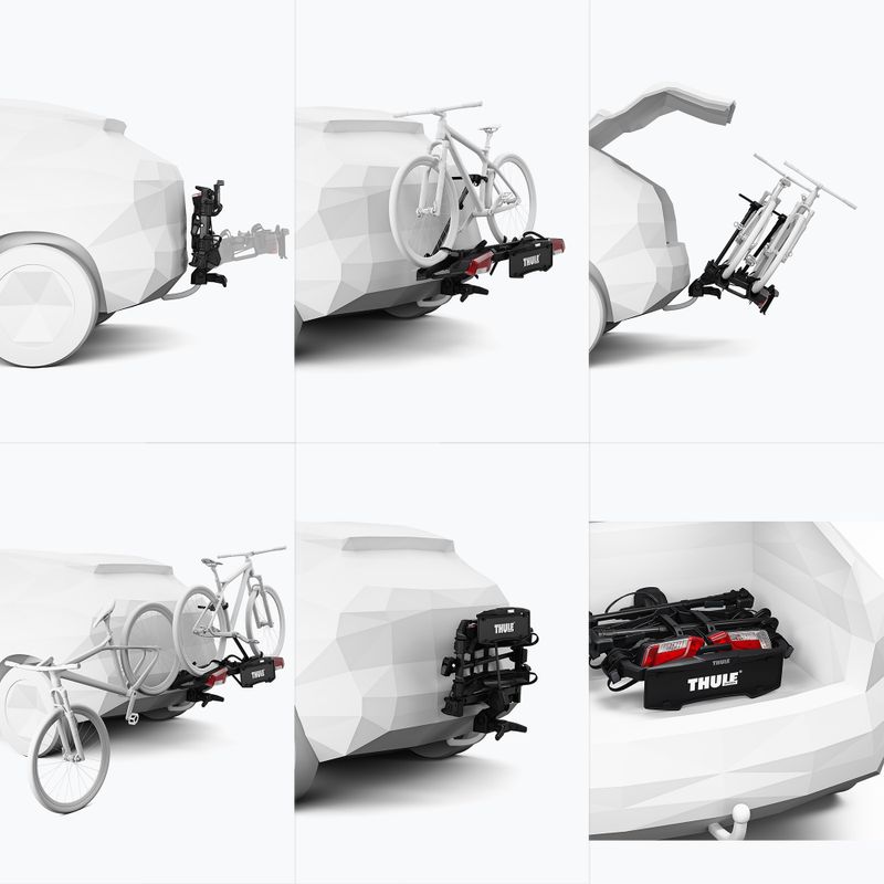 Nosič bicyklov na ťažné zariadenie  Thule OutPace 2Bike black 9