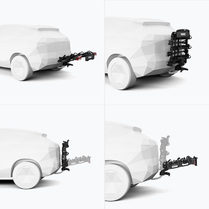Nosič bicyklov na ťažné zariadenieThule OutPace 3Bike black 8