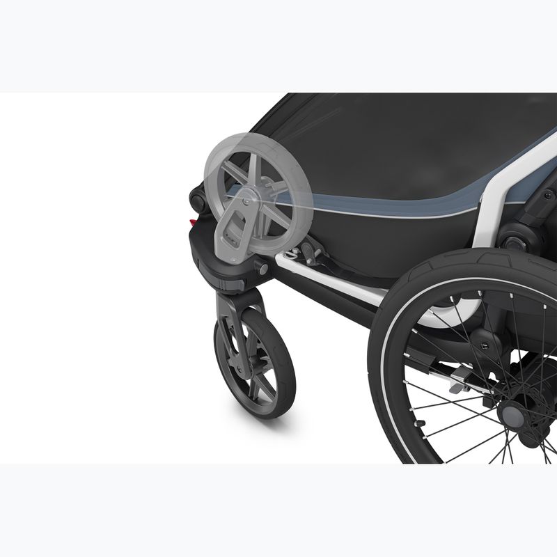 Príves za bicykel pre 2 osoby Thule Chariot Cab dark slate 6