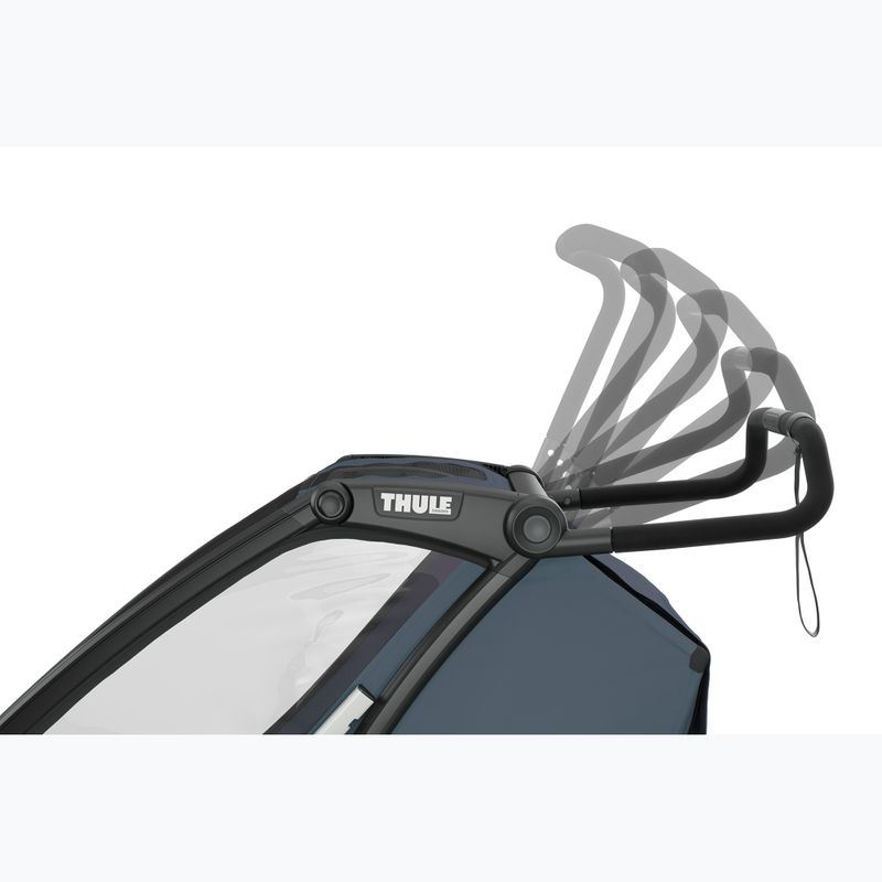 Príves za bicykel pre 2 osoby Thule Chariot Cab dark slate 7