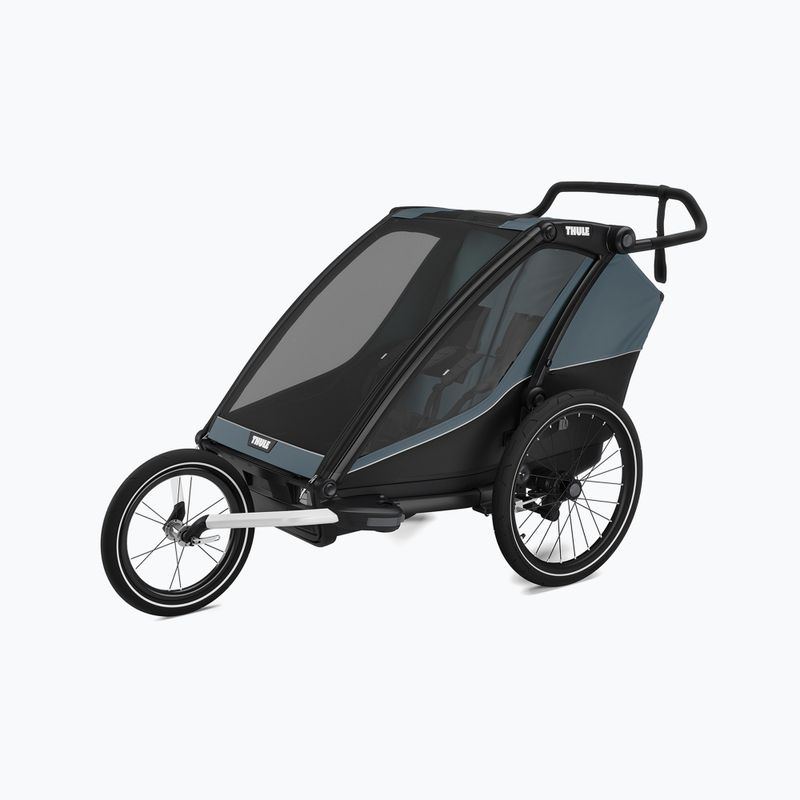 Príves za bicykel pre 2 osoby Thule Chariot Cab dark slate 10