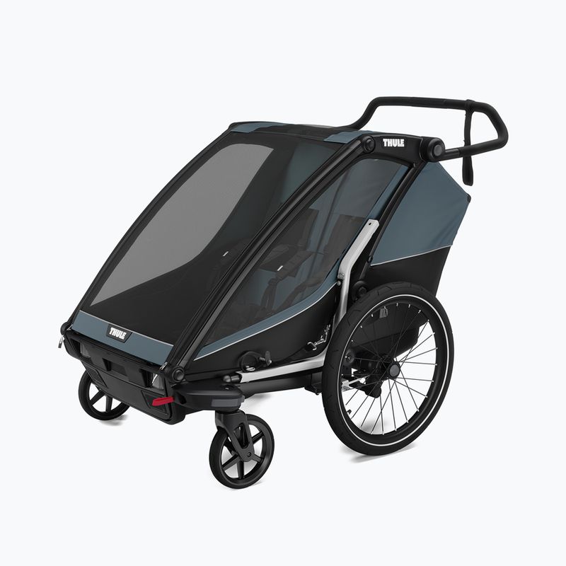 Príves za bicykel pre 2 osoby Thule Chariot Cab dark slate 13