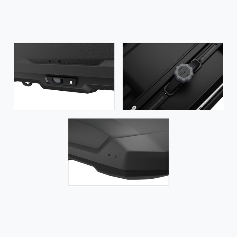 Čierny matný strešný box Thule Force 3 XL 12
