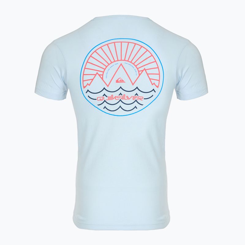 Pánske tričko Quiksilver Summit Sunset blue/red combo 2