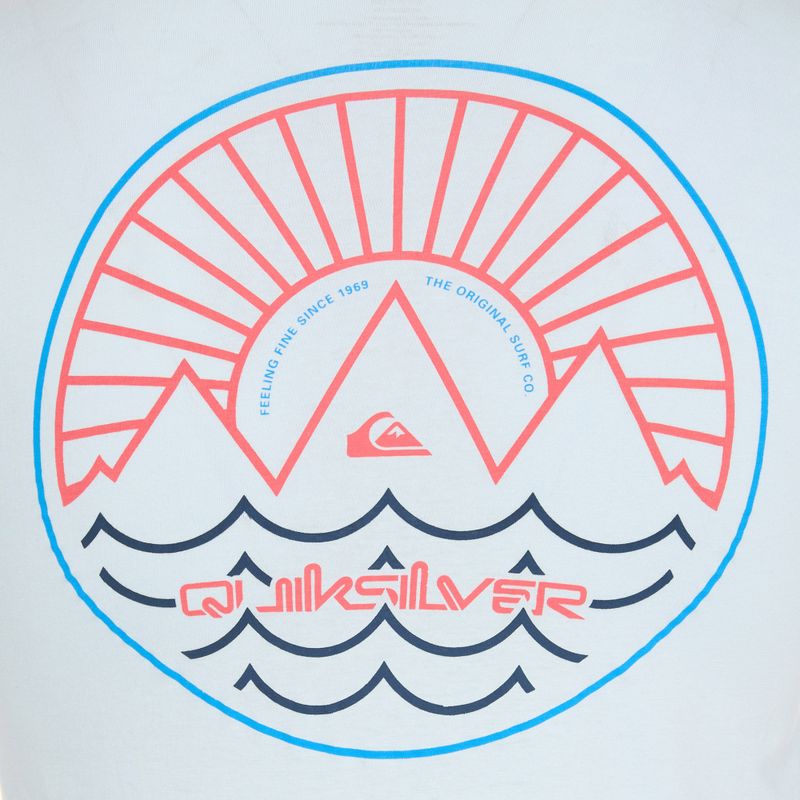 Pánske tričko Quiksilver Summit Sunset blue/red combo 3