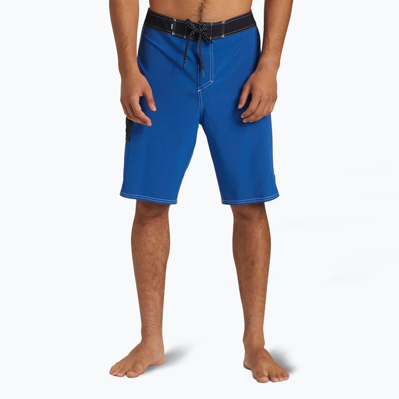 Pánske plavecké šortky Quiksilver Saturn Solid 21" Monaco Blue