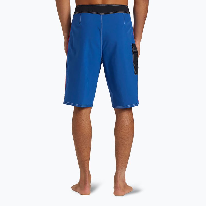 Pánske plavecké šortky Quiksilver Saturn Solid 21" Monaco Blue 3