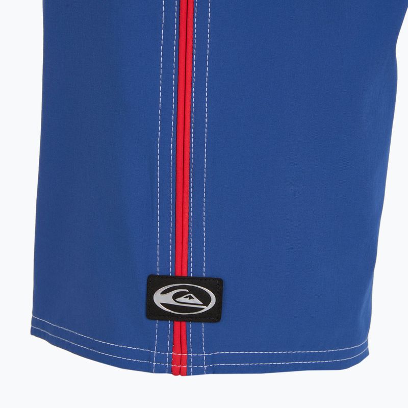 Pánske plavecké šortky Quiksilver Saturn Solid 21" Monaco Blue 8