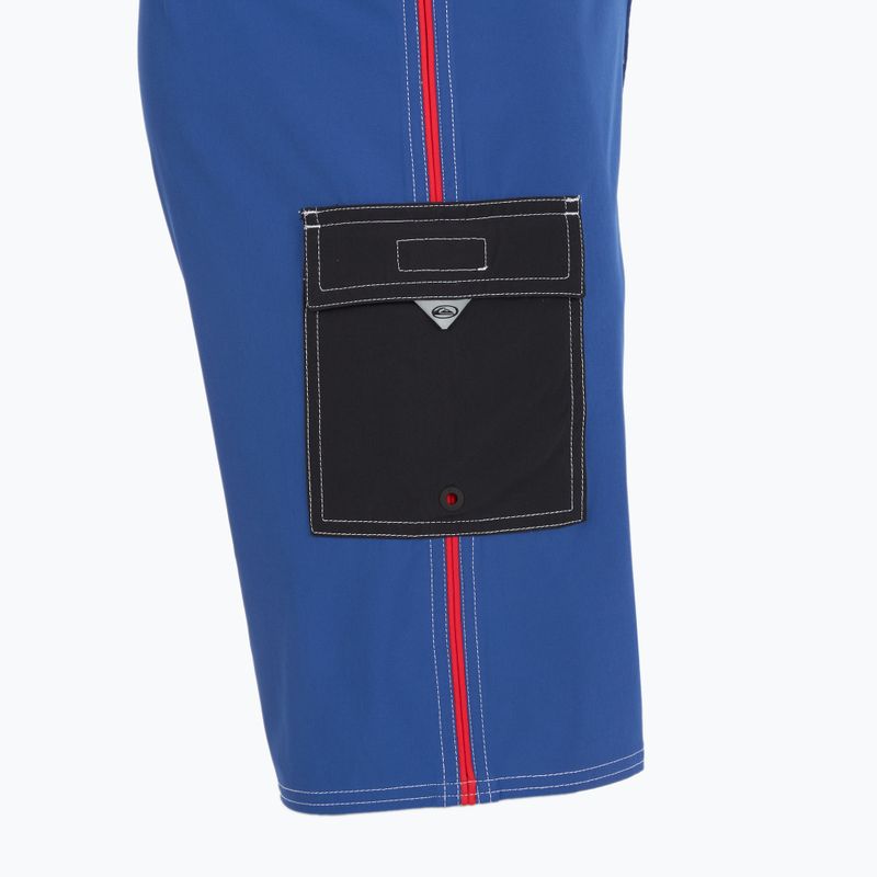 Pánske plavecké šortky Quiksilver Saturn Solid 21" Monaco Blue 9