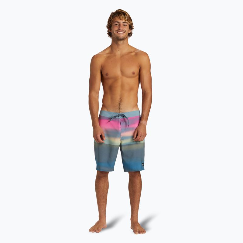 Pánske plavecké šortky Quiksilver Highline Straight Leg 19" Prism Pink 2