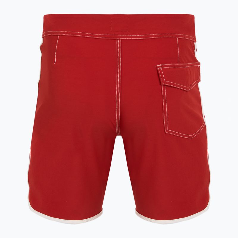 Pánske plavecké šortky Quiksilver Original Scallop 18" Salsa 7