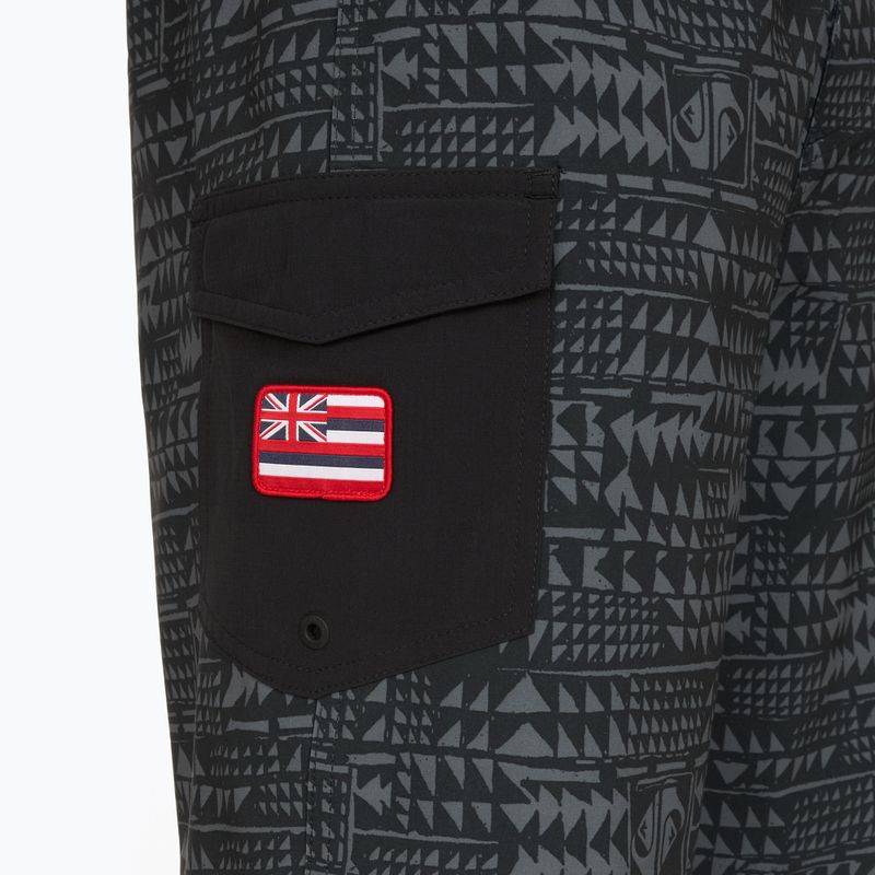 Pánske plavecké šortky Quiksilver Surfsilk Hawaii 21" Black 3