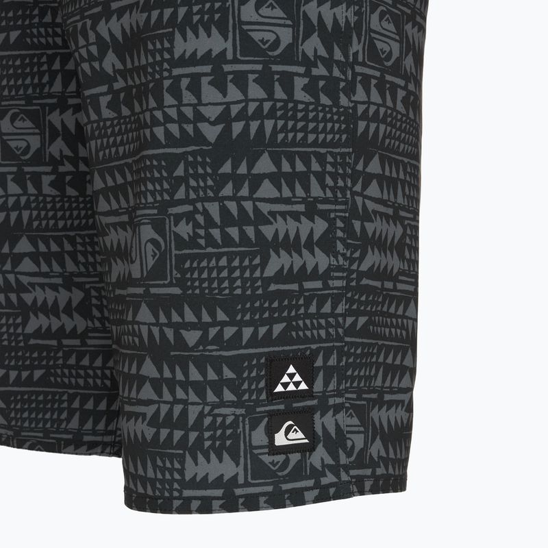 Pánske plavecké šortky Quiksilver Surfsilk Hawaii 21" Black 4