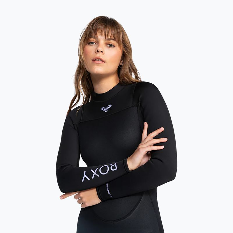 Dámsky neoprén na plávanie ROXY 3/2 mm Prologue Back Zip Flock black 4