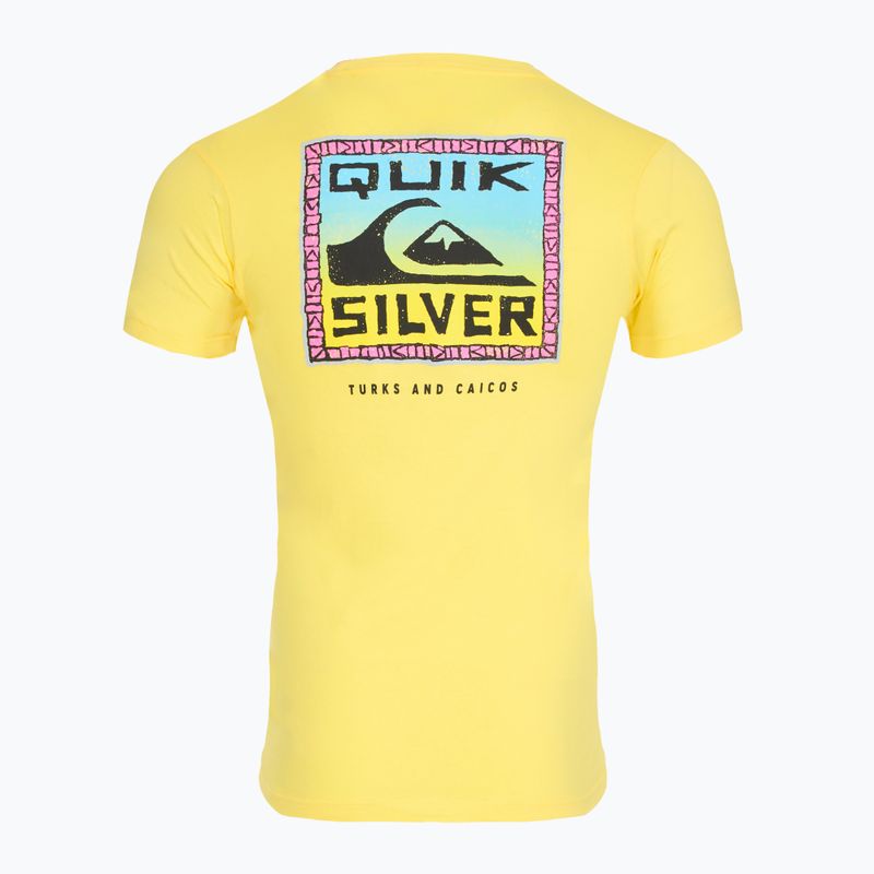Pánske tričko Quiksilver Ndthoughtturksc yellow/pink/blue/black/green/grey 2