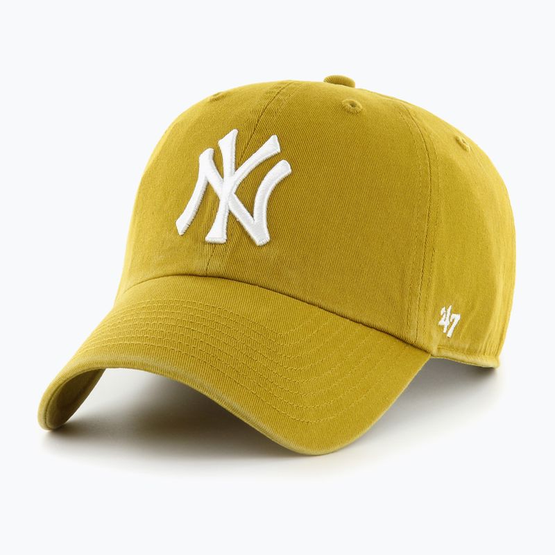 47 Značka MLB New York Yankees CLEAN UP goldenrod baseballová čiapka