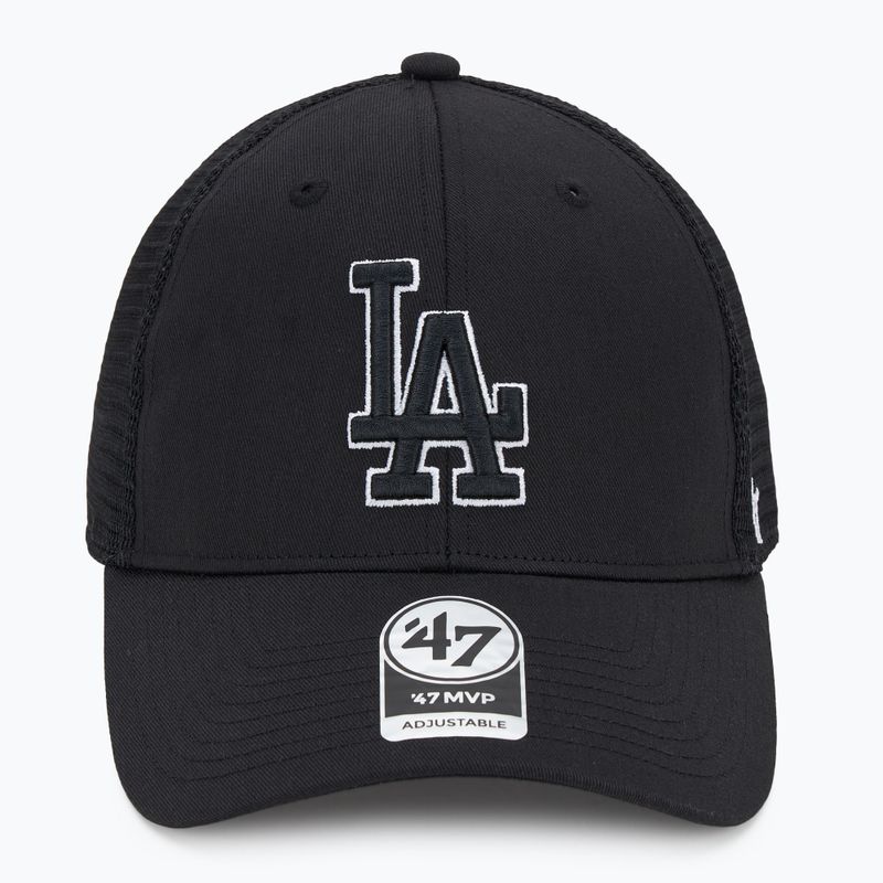 47 Značka MLB Los Angeles Dodgers Branson MVP baseballová čiapka čierna 2