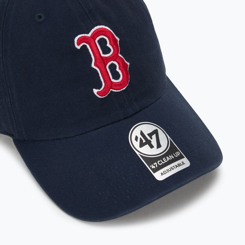 47 Značka MLB Boston Red Sox CLEAN UP navy baseballová čiapka 3