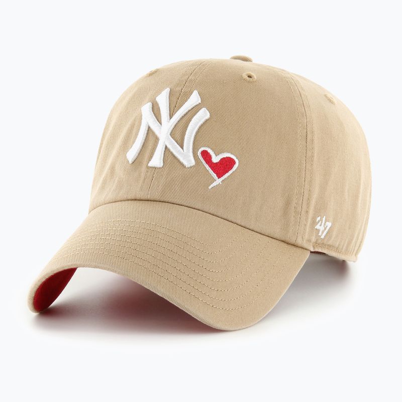 47 Značka MLB New York Yankees Icon cap CLEAN UP khaki
