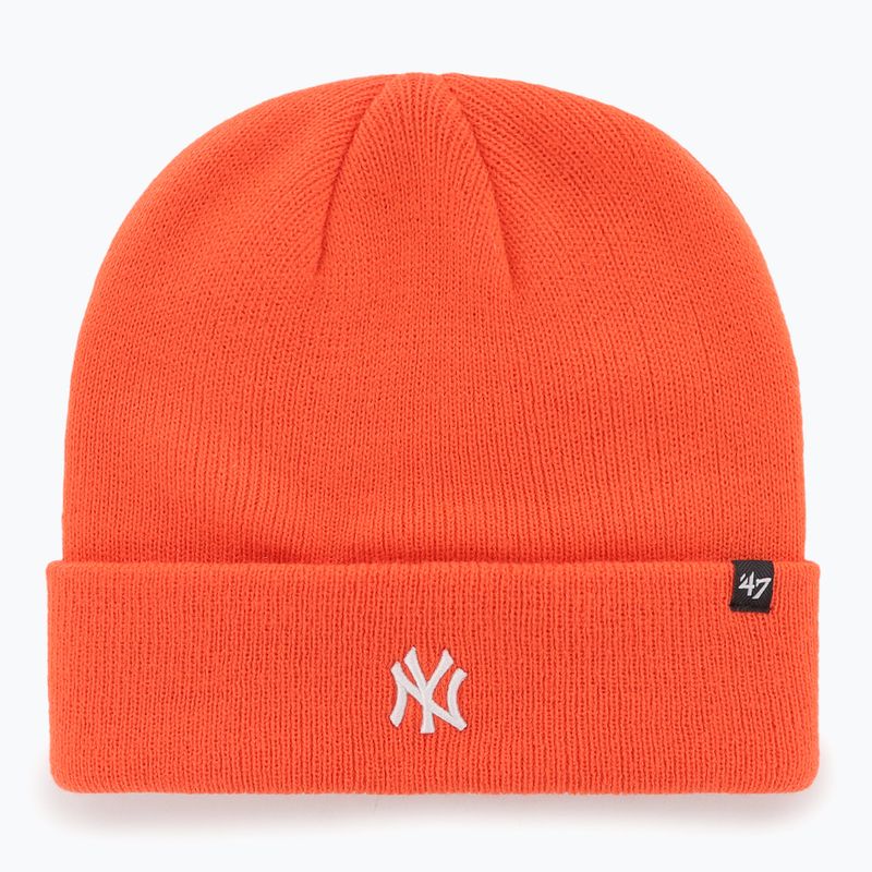 Zimná čiapka 47 Brand MLB New York Yankees Centerfield orange