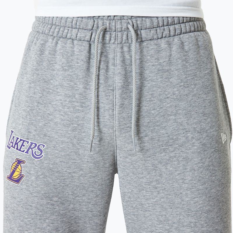 Pánske nohavice New Era NBA Essentials Jogger Los Angeles Lakers grey med 4