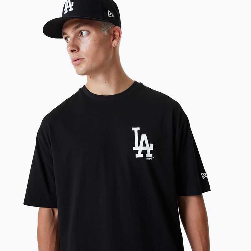 New Era MLB Essentls LC OS Los Angeles Dodgers pánske tričko čierne 3