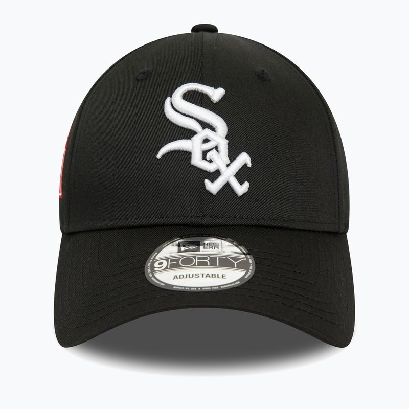 Pánska šiltovka New Era Patch 9Forty Chicago White Sox black 3