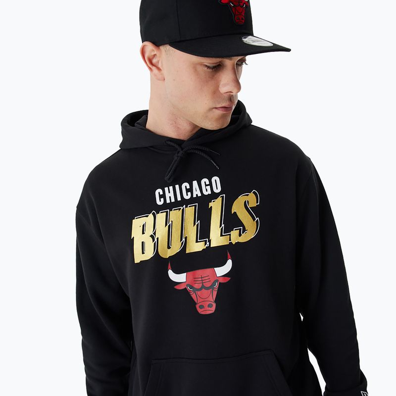 Pánska mikina New Era Team Script OS Hoody Chicago Bulls black 5