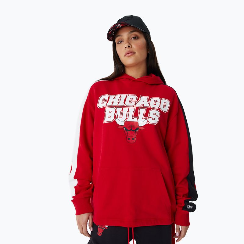 Pánska mikina New Era NBA Large Graphic OS Hoody Chicago Bulls red 2