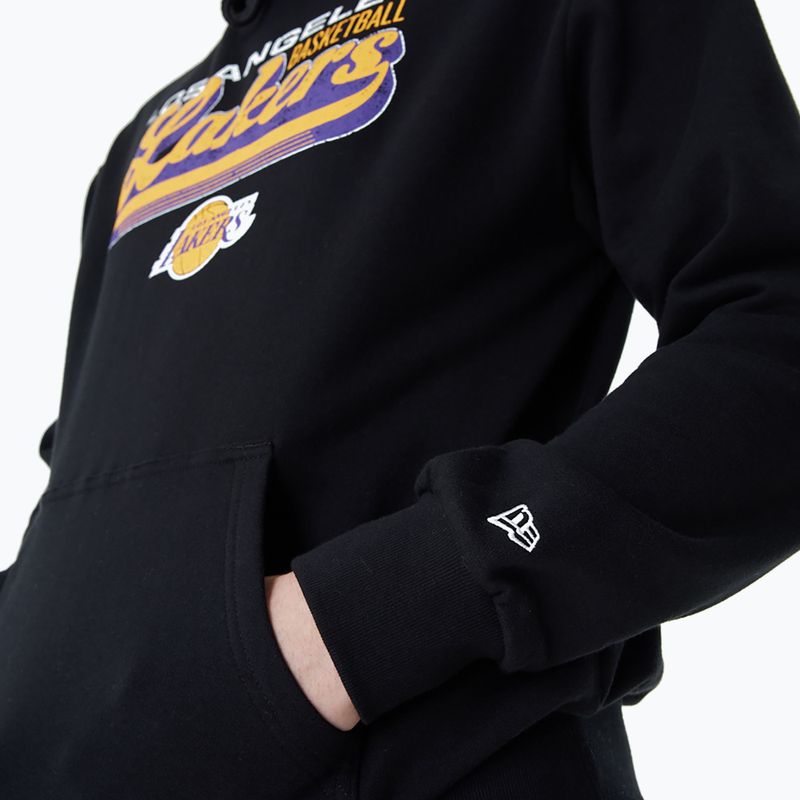 Pánska mikina New Era NBA Graphic OS Hoody Los Angeles Lakers black 5