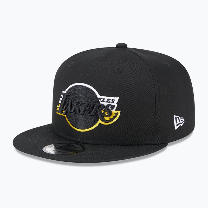 Šiltovka New Era Split Logo 9Fifty Los Angeles Lakers čierna 2