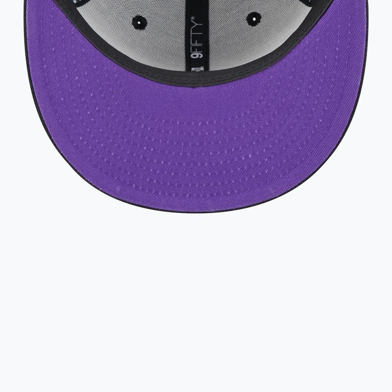 Šiltovka New Era Split Logo 9Fifty Los Angeles Lakers čierna 5