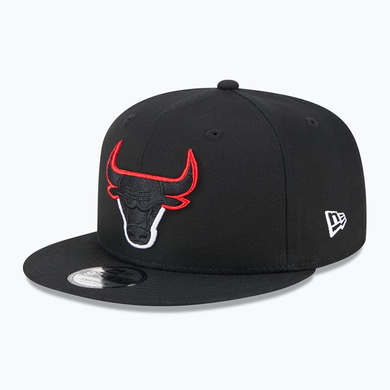Šiltovka New Era Split Logo 9Fifty Chicago Bulls čierna 2